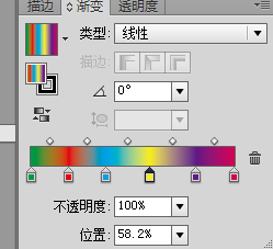 在AI如何给护栏做成七彩灯光效果