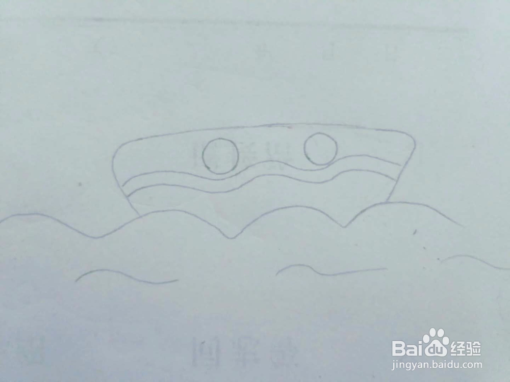 多妈亲子手工简笔画海上交通工具小帆船