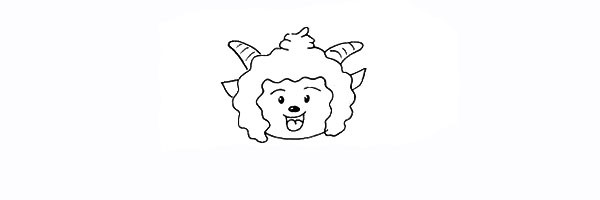 如何画懒羊羊的卡通简笔画教程