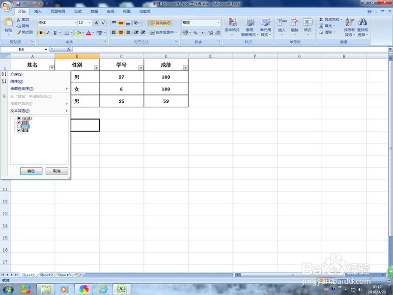 EXCEL怎么进行筛选