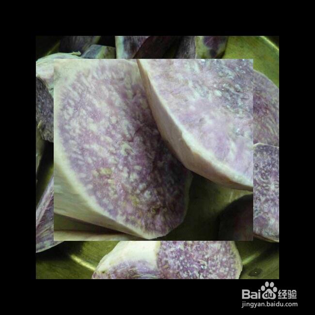 小白也能做紫薯桂花马蹄糕