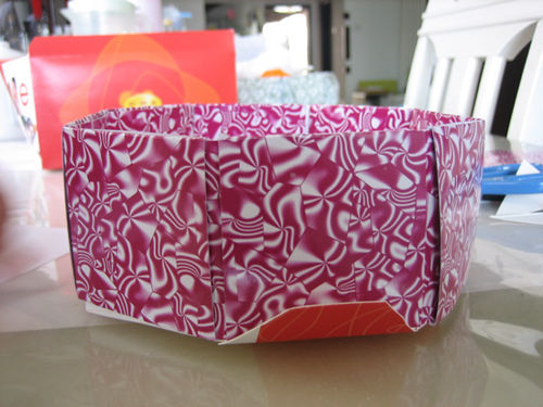 纸牌制作小小收纳盒（一）