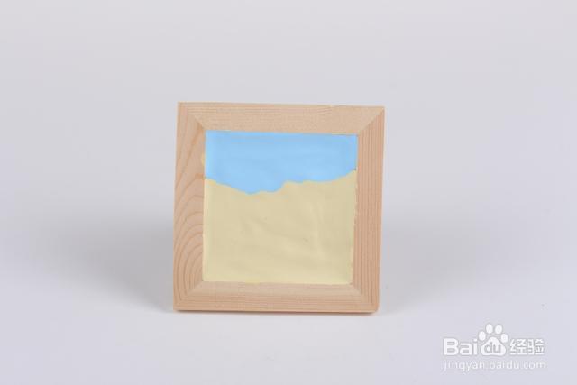 粘土教程——螃蟹粘土画