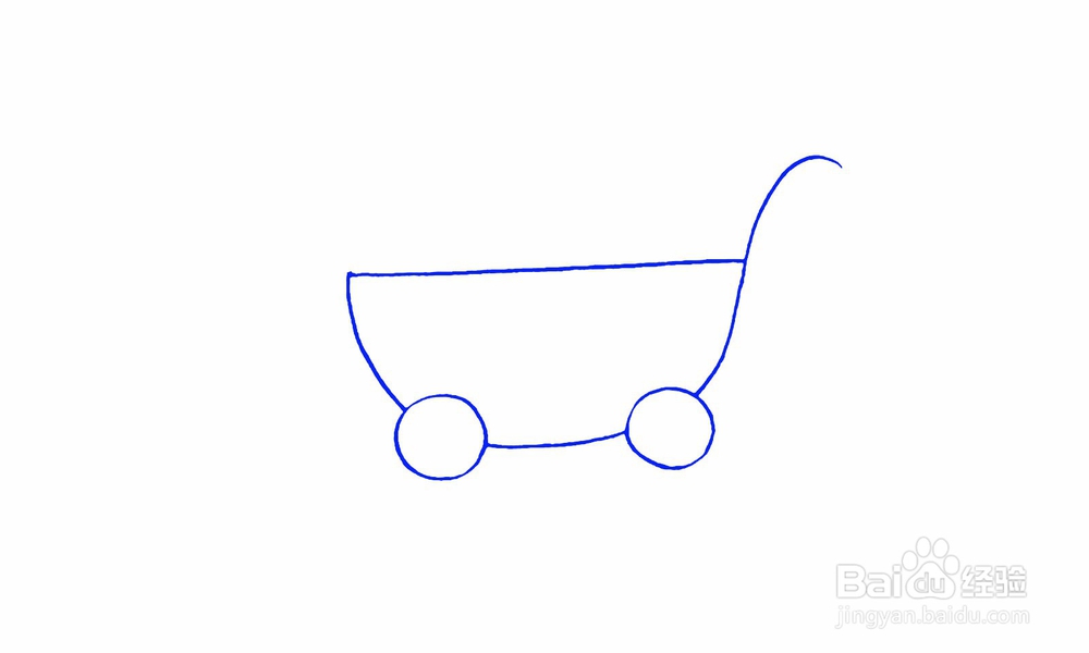 简笔画婴儿车怎么画?