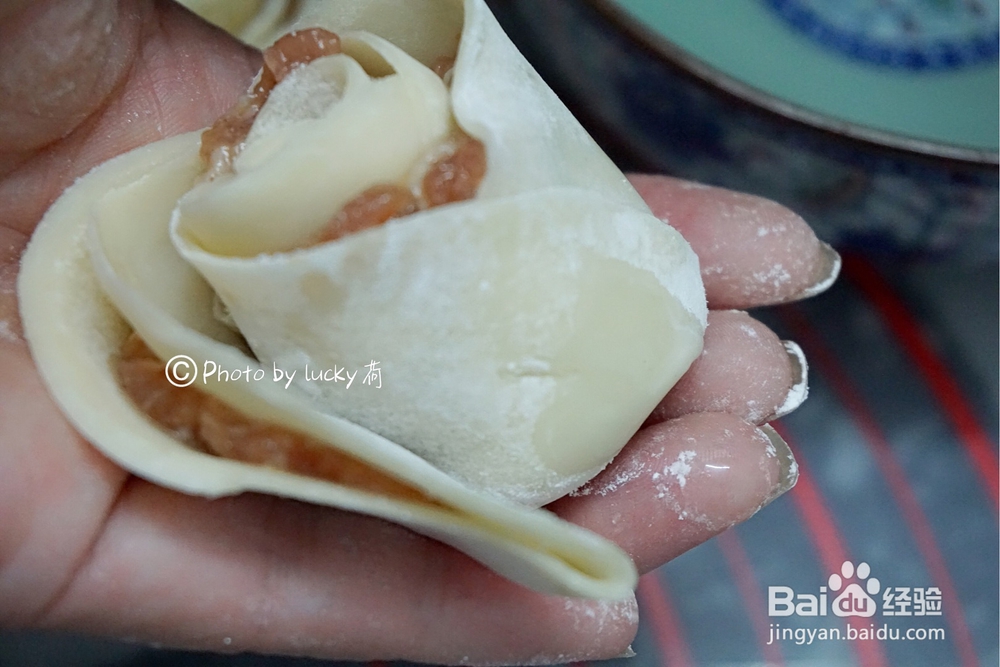 又酥又香的玫瑰花饺子