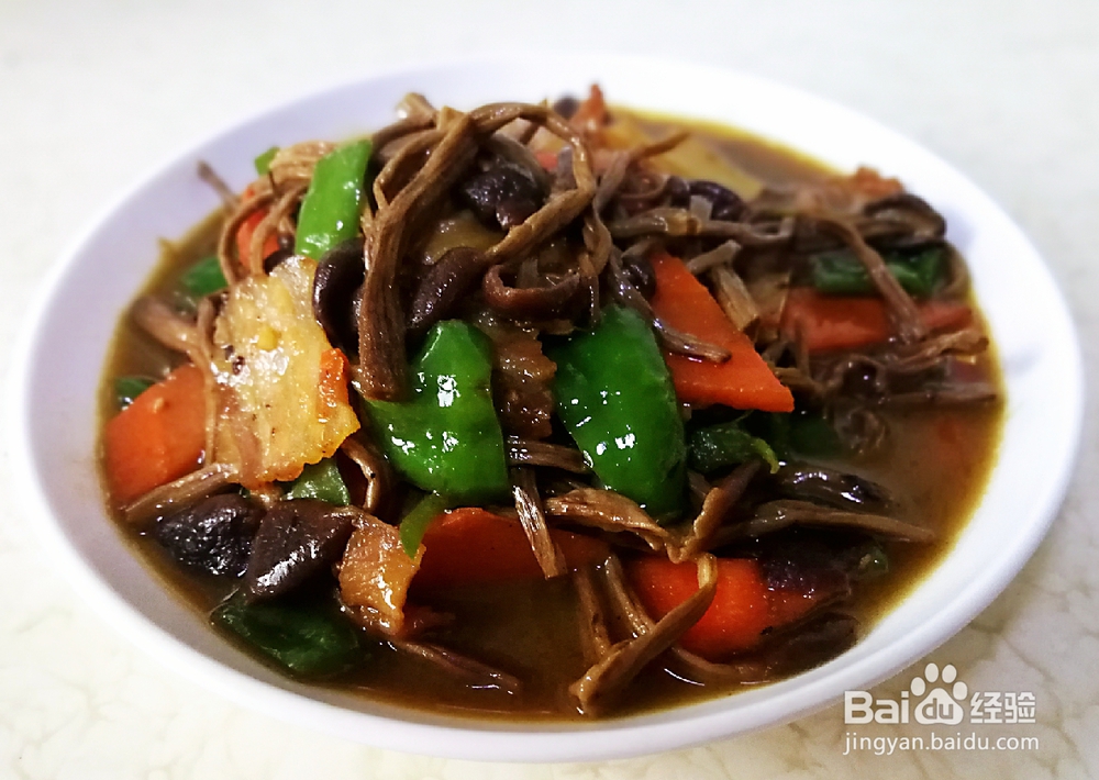 比较好吃的腊肉茶树菇