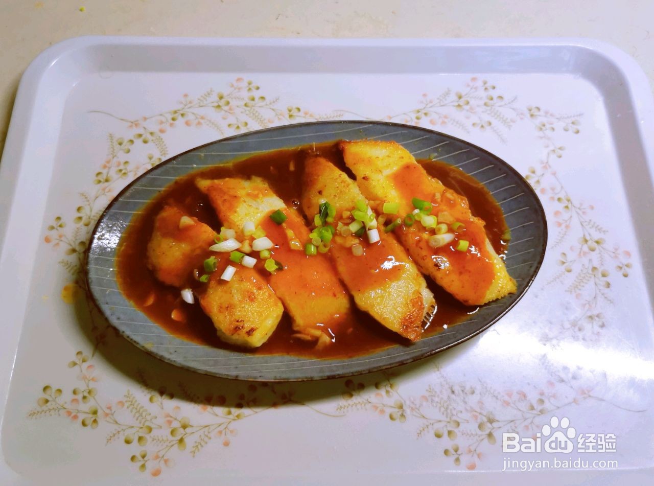 草莓果酱浇汁鱼块怎么做