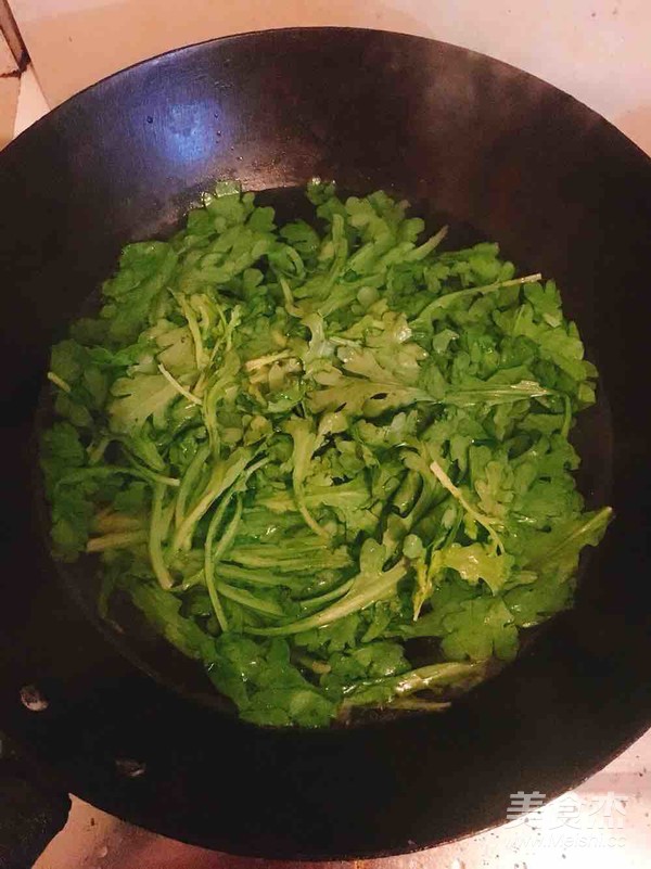 椒丝腐乳茼蒿菜