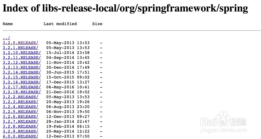 如何在Spring官网下载Spring jar包