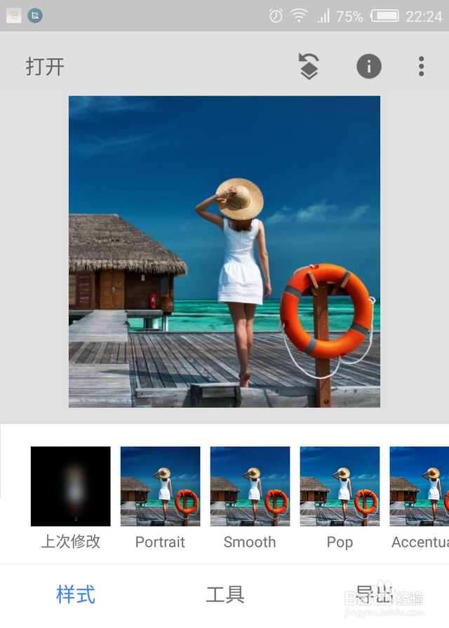 snapseed怎么用亮度曲线抠图