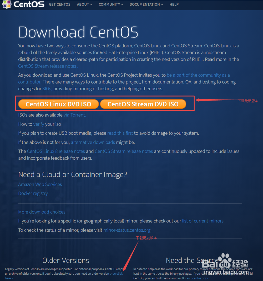 Linux镜像centos下载