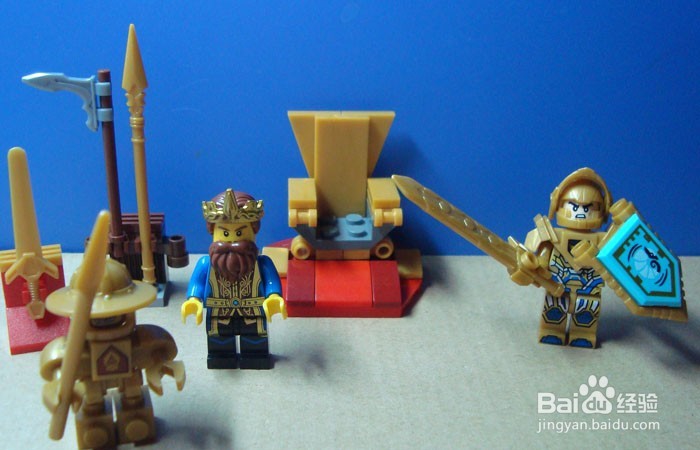 积木场景搭建之国王与未来骑士