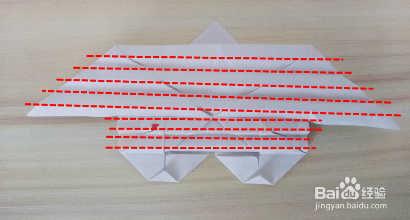 两种天使之心折纸的折法