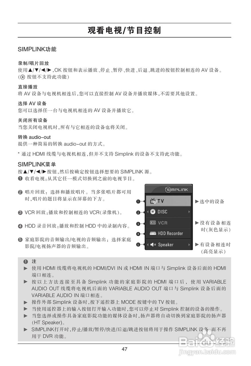 LG 47LB5RE彩电使用说明书:[5]