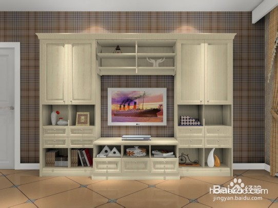 时尚电视柜该怎么布置才合理，其大小如何确定