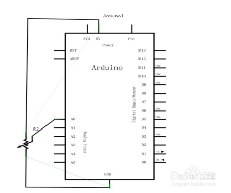 用arduino实现模拟值的读取