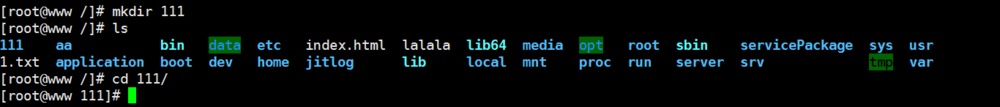 linux中的文件目录管理命令