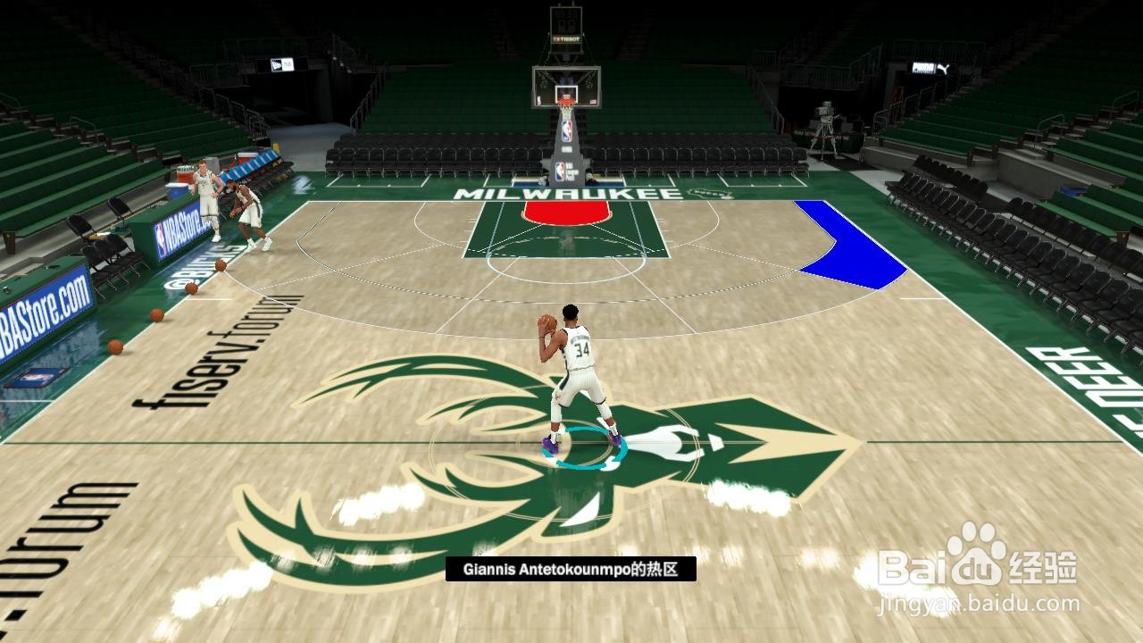 NBA2K20终极联盟模式怎么在训练馆打开热区