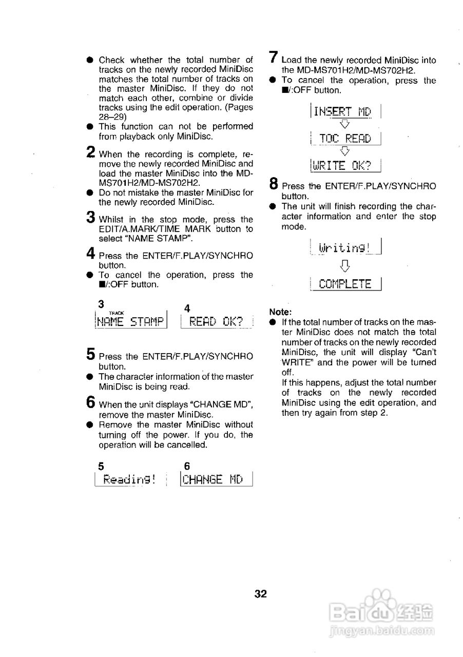 夏普MD-MS702H数码影音使用说明书:[4]