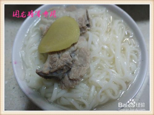 家常主食排骨汤面 百度经验