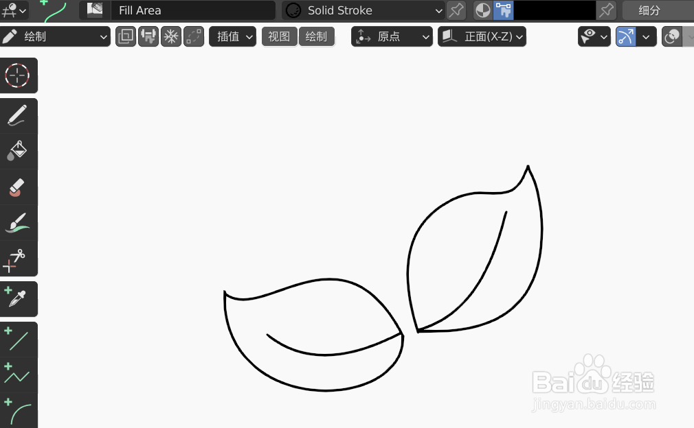 如何使用blender2.9设计叶形蝴蝶结简图模型