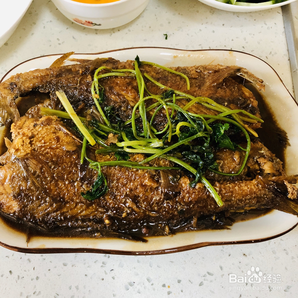 忍不住流口水的红烧黄花鱼