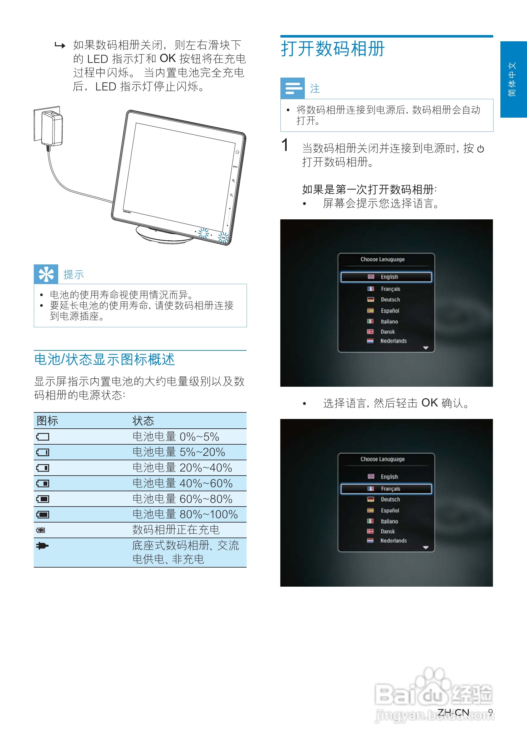 飞利浦SPH8528数码相框使用说明书:[1]