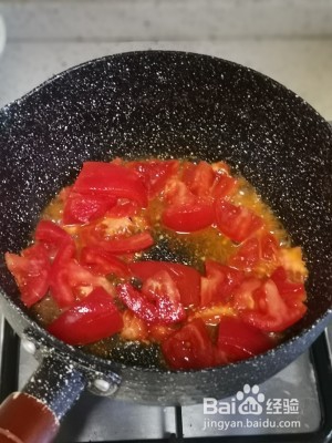 养生食补番茄鸡蛋面的做法