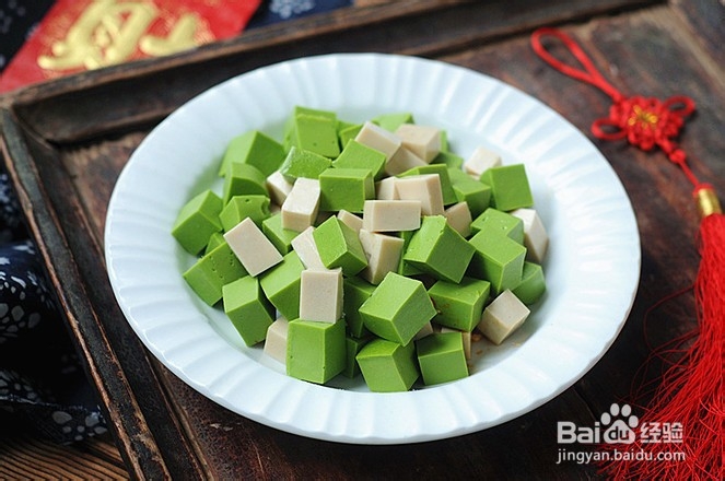 教你做双色水晶猪皮冻