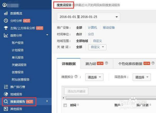 百度关键词如何推广