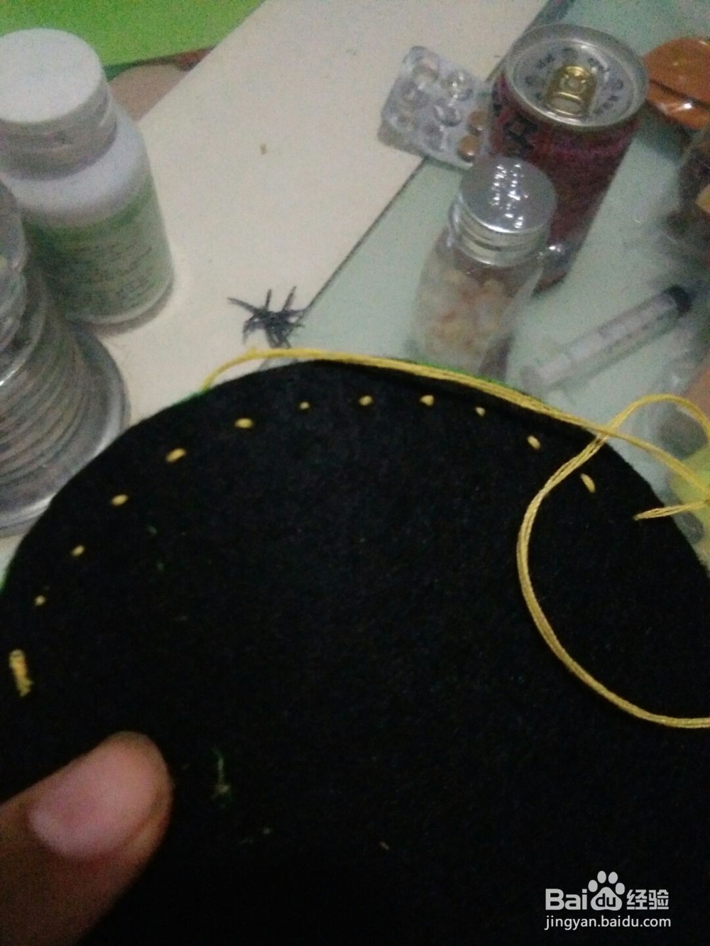 好看的不织布西瓜杯垫