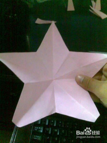 剪纸如何制作出五角星