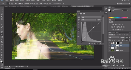 如何用小技巧实现PS的双重曝光？