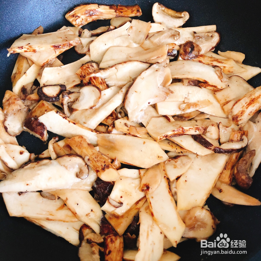 心心念念的素炒松茸