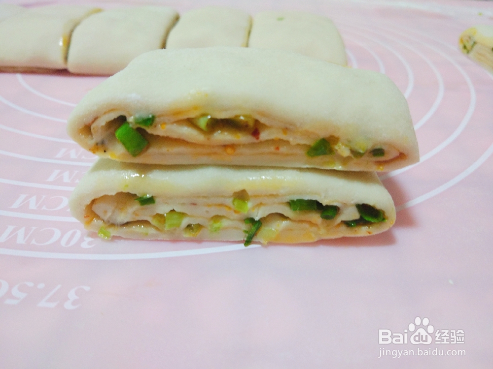 萌新也会做的葱油花卷