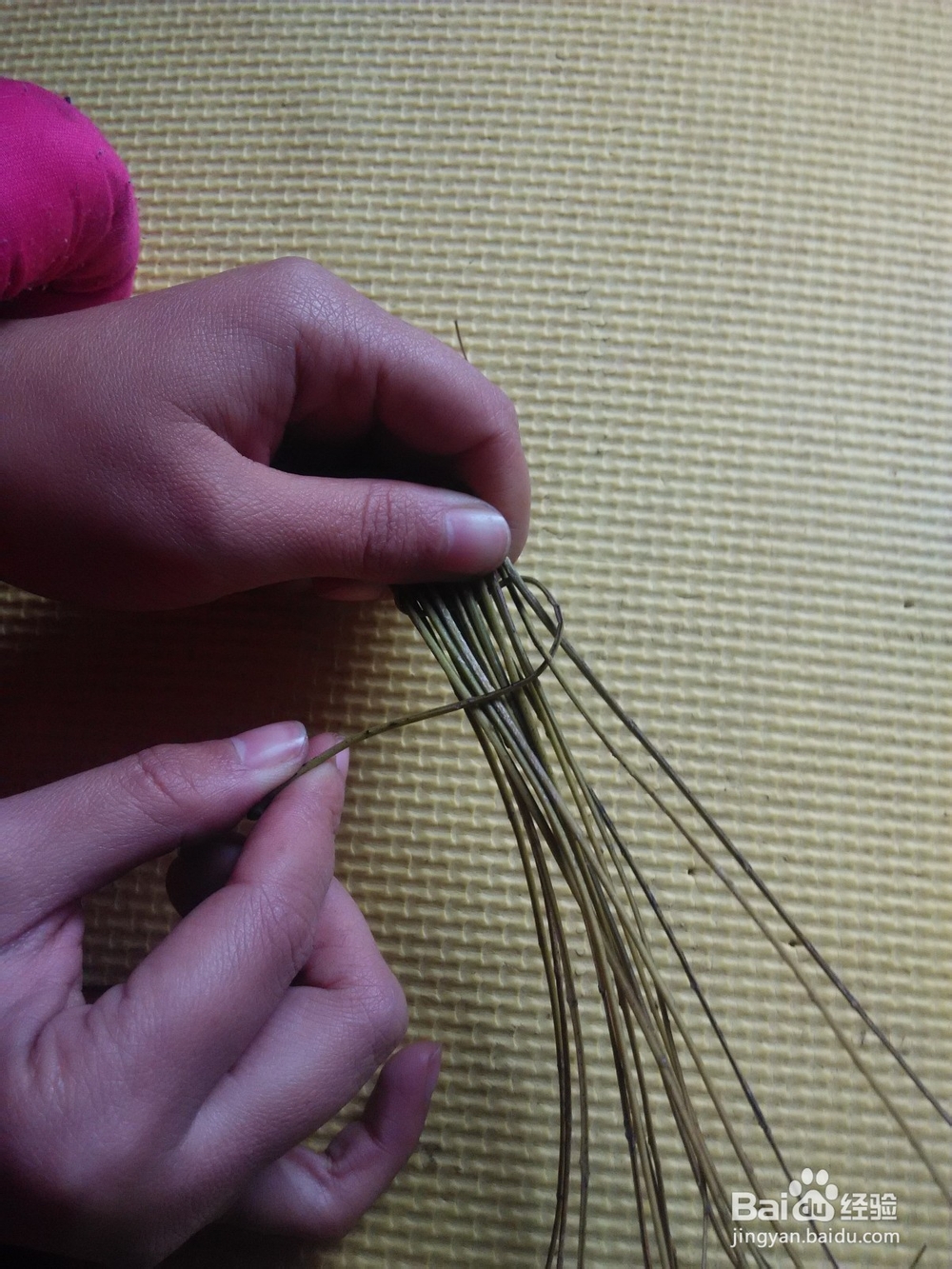 玩具小笊篱编制方法