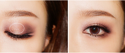 秋季金属妆容教程