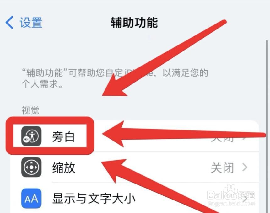 苹果手机如何设置单一导览样式