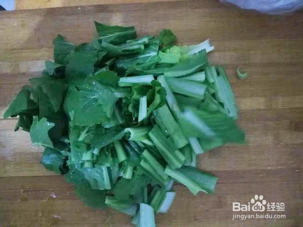 家常菜之小白菜炒鸡蛋做法