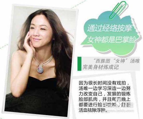 西雅图“女神”汤唯减肥秘诀