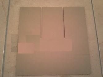 零成本打造瓦楞纸床头桌