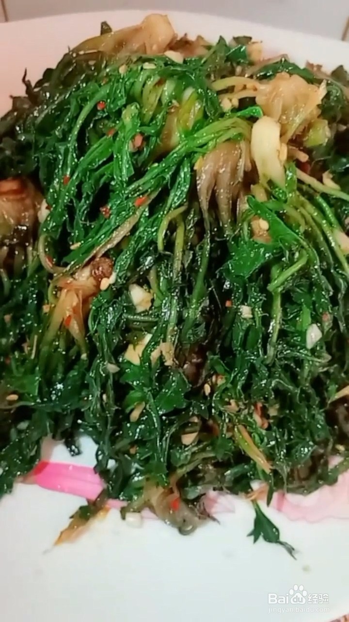 如何自制美味好吃的凉拌蒲公英