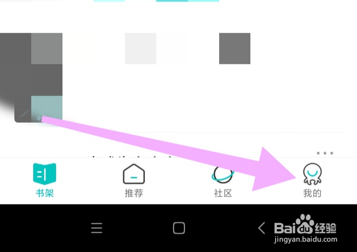 有毒小说如何开启书架隐私保护模式