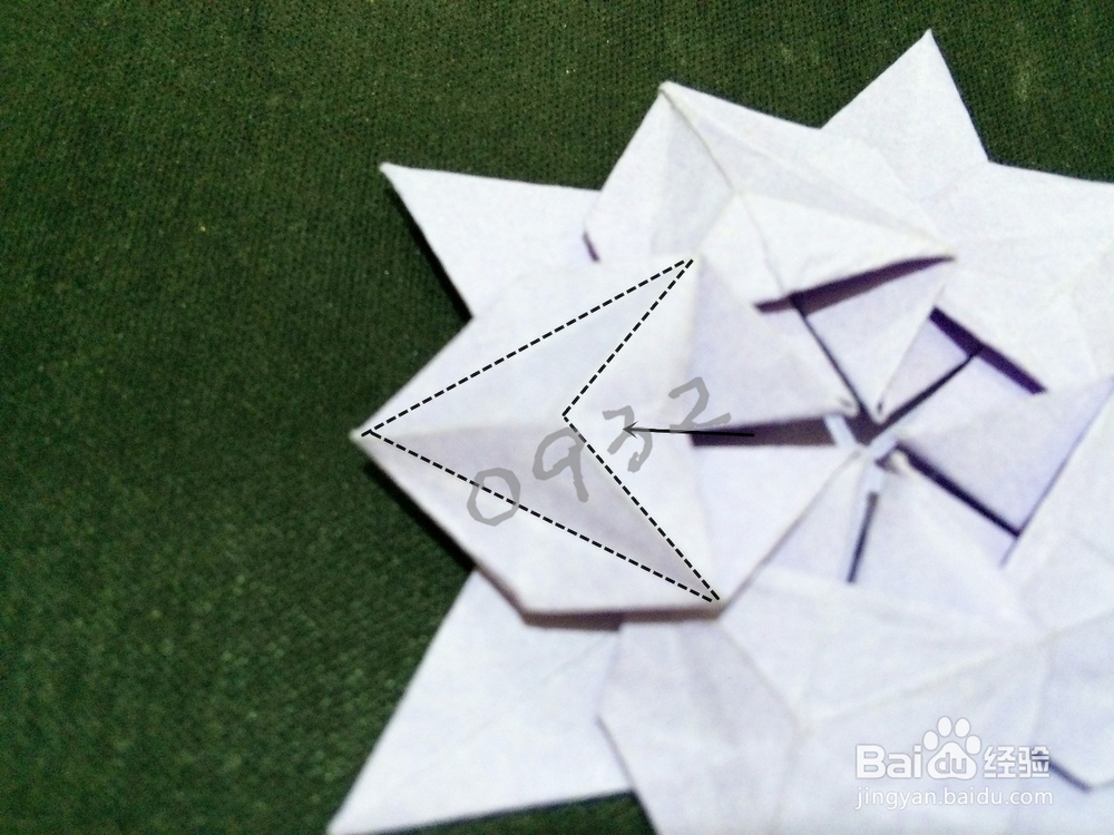 手工折纸制作：[3]五角星樱花