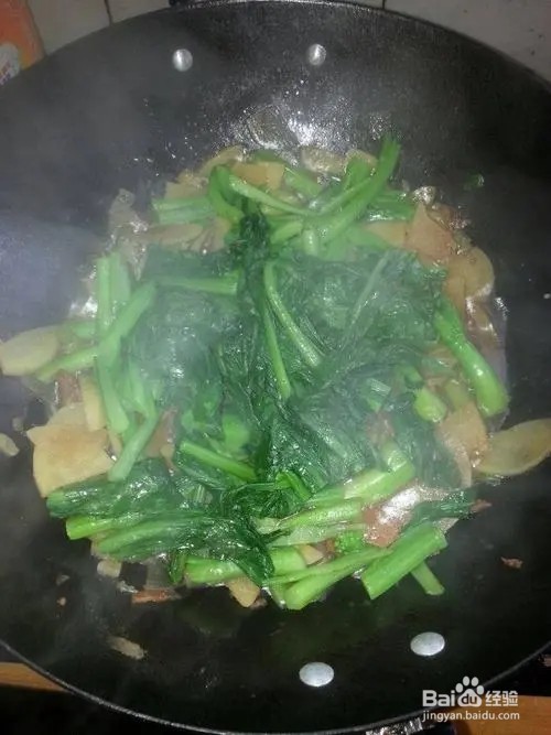 菜心炒土豆