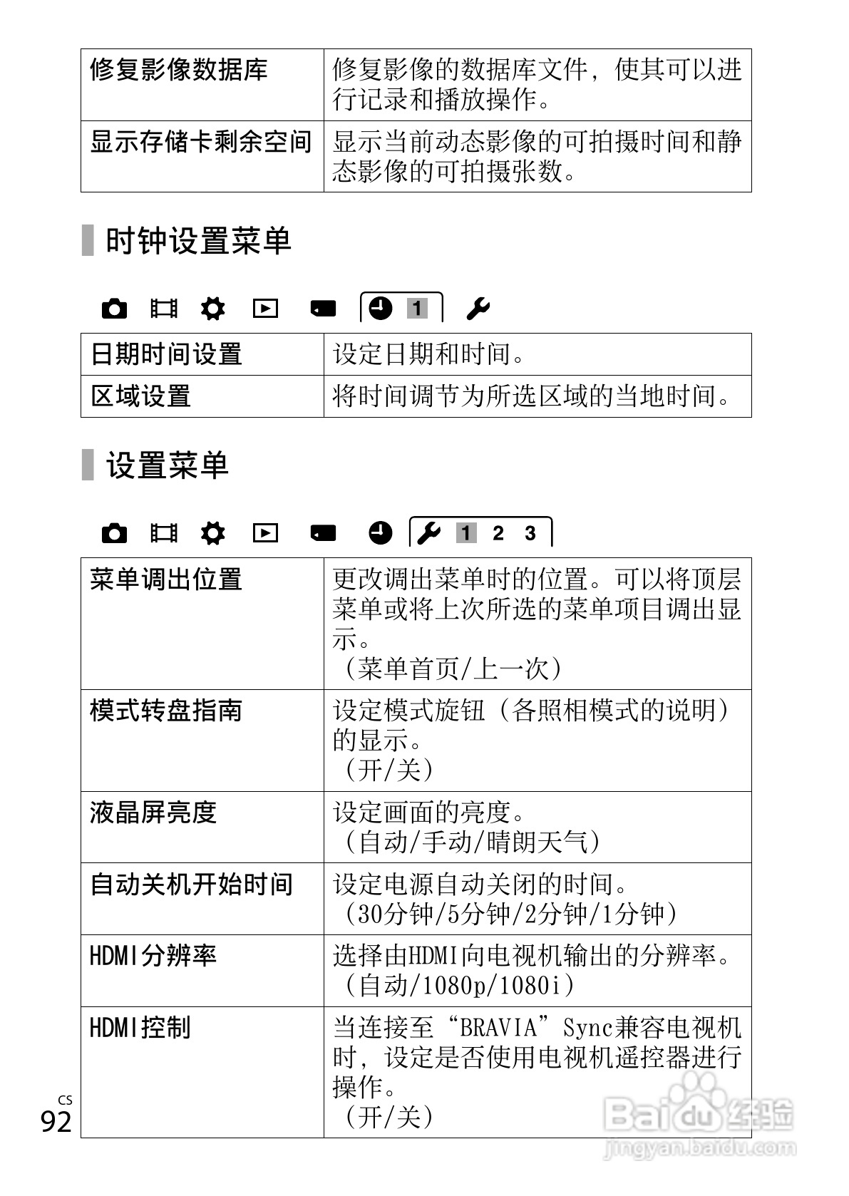 SONY DSC-RX100数码相机说明书:[10]