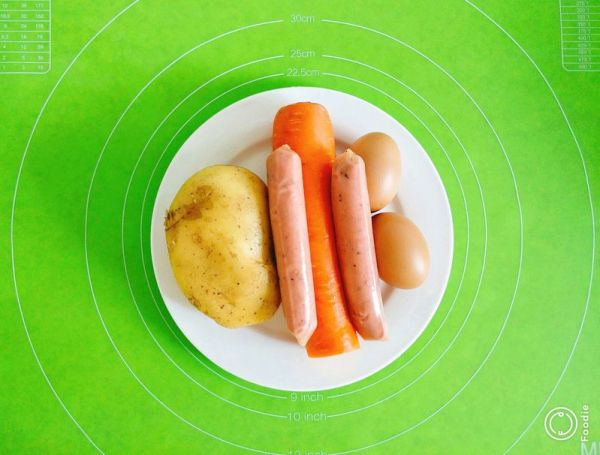 土豆胡萝卜鸡蛋饼