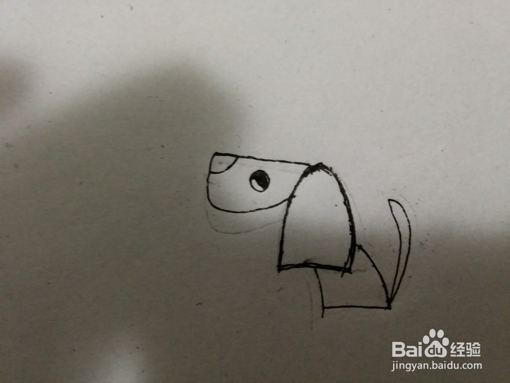 教你的宝宝画画------小狗