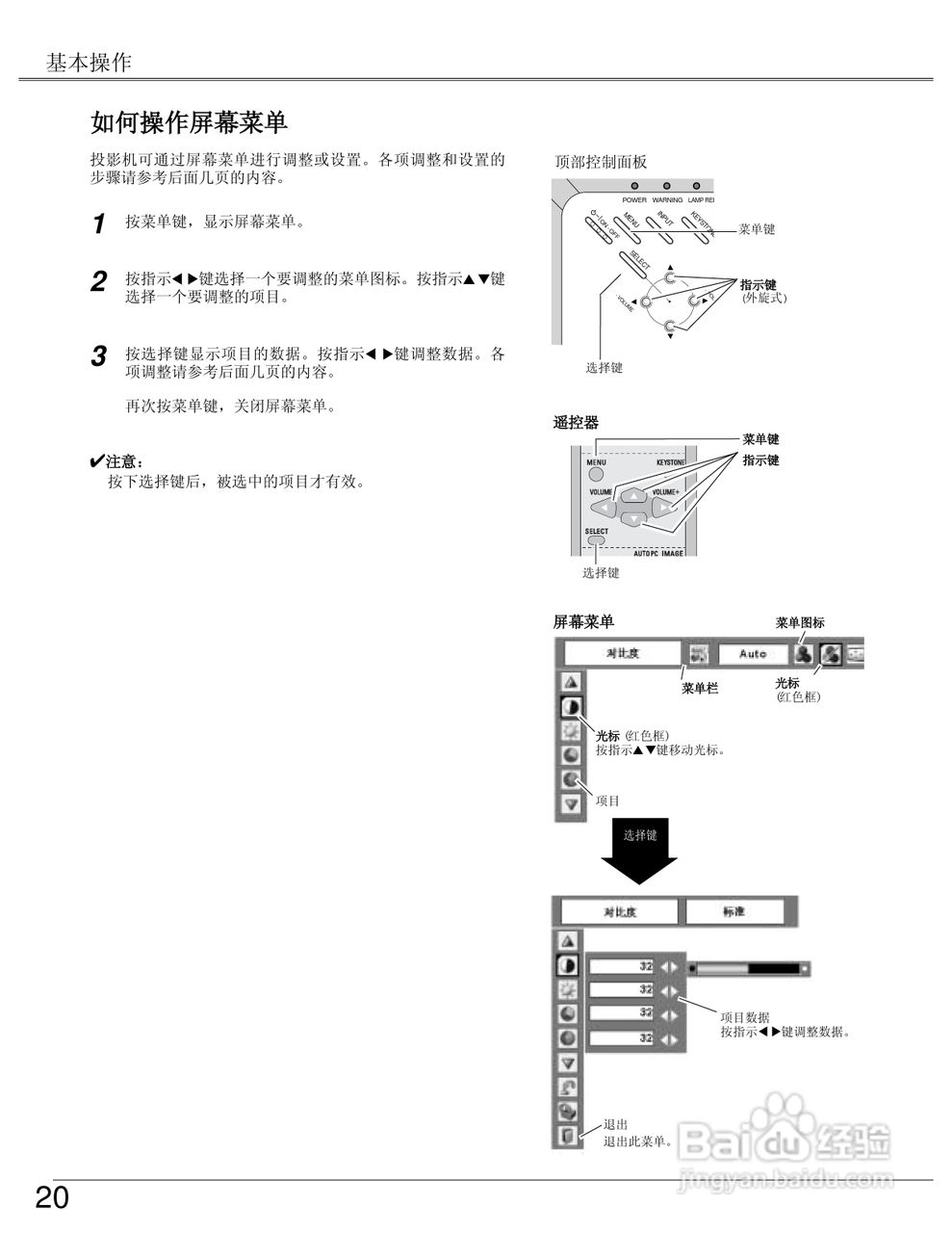 EIKI爱其 LC-XB23I投影机说明书:[2]