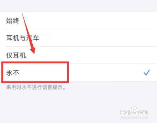 苹果手机怎么关闭来电播报名字